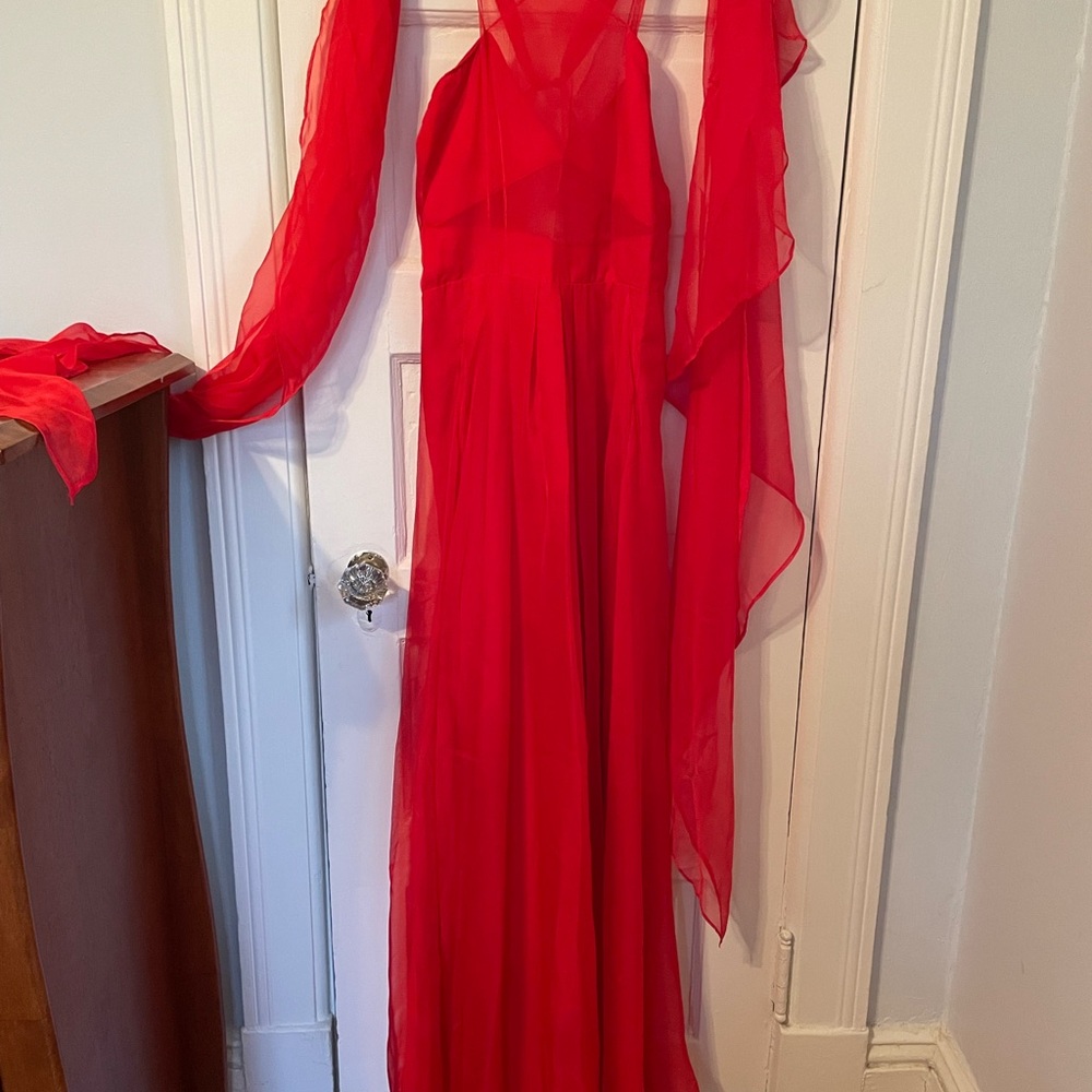 CUSTOM RED FORMAL DRESS